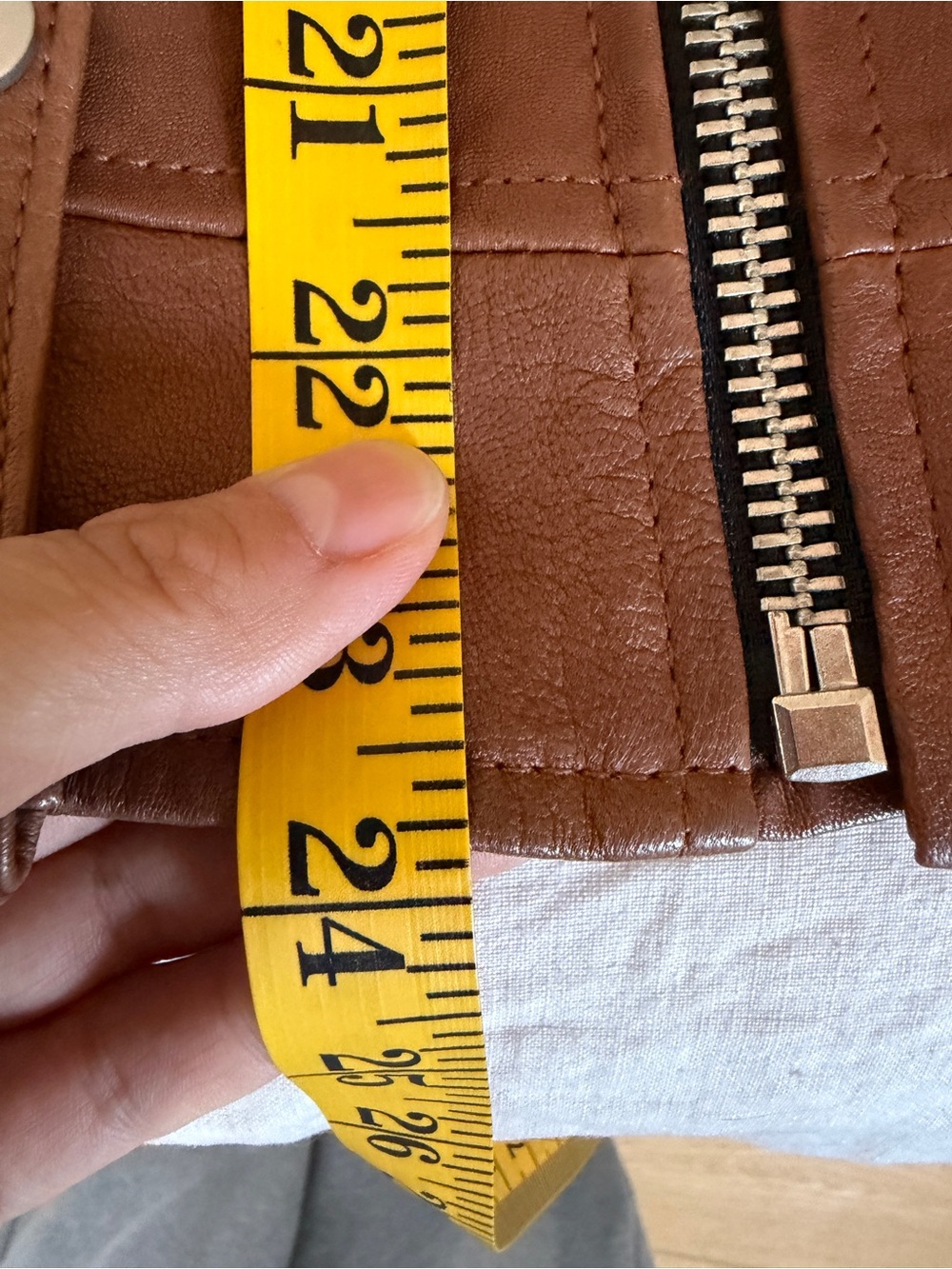 Bagatelle Nyc Genuine Leather Biker Moto Motorcycle Jacket XL hazel $398 - Picture 5 of 7